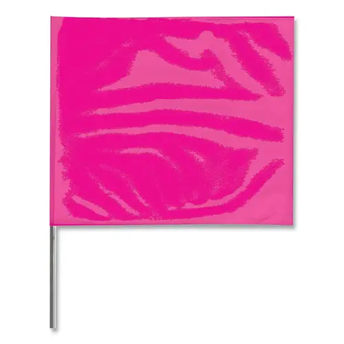 Stake Flags, 2 in x 3 in, 24 in Height, Pink Glo - pack of 1000 Stake Flags, 2 in x 3 in, 24 in Height, Pink Glo - pack of 1000