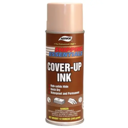 Cover-Up Ink, 12 oz Aerosol Can, Tan - pack of 12 Cover-Up Ink, 12 oz Aerosol Can, Tan - pack of 12