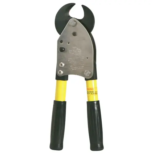 Compact Ratcheting Cable Cutters, 14 in, Shear Cut