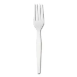 DIXIE FH217 FH217 Plastic Heavyweight Fork, White, Plastic