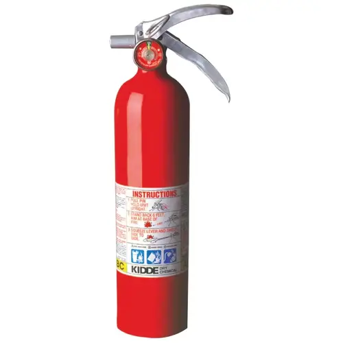 Pro Plus Multi-Purpose Dry Chemical Fire Extinguisher - ABC Type, 2.5 lb (Average) Pro Plus Multi-Purpose Dry Chemical Fire Extinguisher - ABC Type, 2.5 lb (Average)