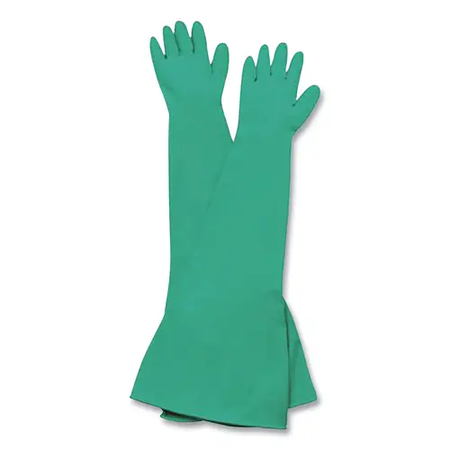 Nitri-Box Nitrile Glovebox Sleeves, Size 10, Green - pack of 12 Nitri-Box Nitrile Glovebox Sleeves, Size 10, Green - pack of 12