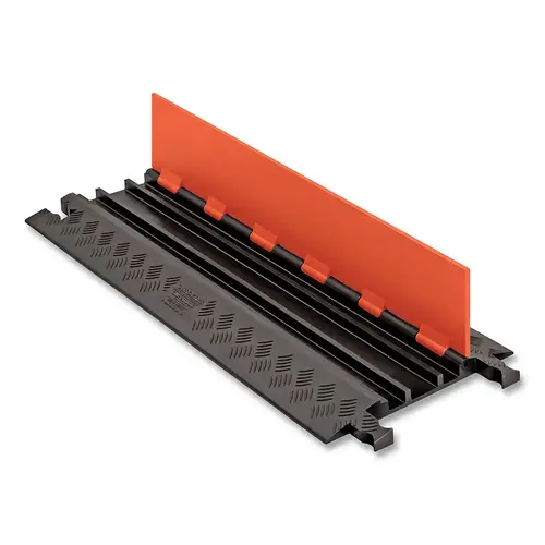 Guard Dog  Low-Profile Cable Protector, 1.25 in H x 13.8 in W x 36 in L, 3 Channel, O/B