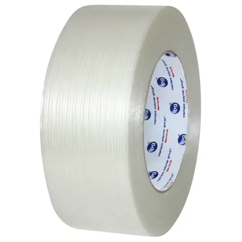 Medium Grade Filament Tape, 1 in x 60 yd, 175 lb/in Strength Clear - pack of 36