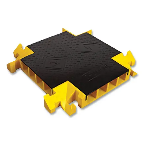 Bumble Bee Cable Protector, 4 in H x 23.8 in W x 25.5 in L, X-Intersection, 4-CH, Yellow/Black Bumble Bee Cable Protector, 4 in H x 23.8 in W x 25.5 in L, X-Intersection, 4-CH, Yellow/Black