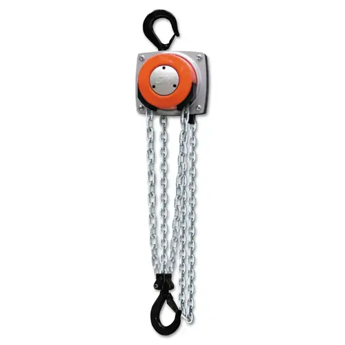 Hurricane 360 degree Hand Chain Hoist, 3 Tons Cap., 10 ft Lifting Ht., 1 Fall, 92 lbf Hurricane 360 degree Hand Chain Hoist, 3 Tons Cap., 10 ft Lifting Ht., 1 Fall, 92 lbf