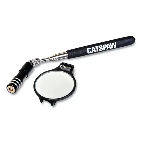CatsPaw LED Lighted Magnetic Inspection Tool with Attachable Mirror, 2 in dia Mirror, 3 lb Capacity, 9 in to 30 in CatsPaw LED Lighted Magnetic Inspection Tool with Attachable Mirror, 2 in dia Mirror, 3 lb Capacity, 9 in to 30 in