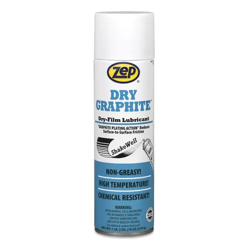 DRY GRAPHITE  Dry-Film Graphite Lubricant, 18 oz, Aerosol Can Gray - pack of 12