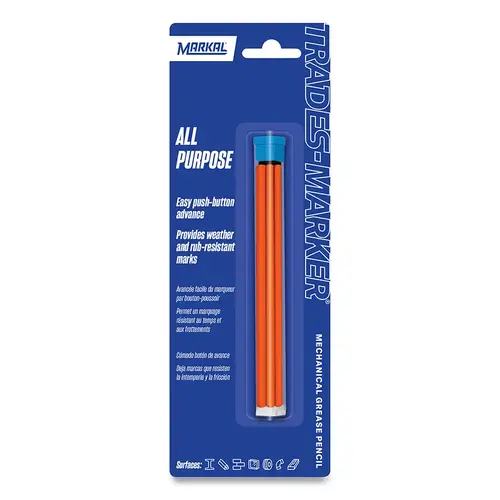 Trades Marker All Purpose Marker Refill, Yellow, 6 EA/PK Orange - pack of 6 Trades Marker All Purpose Marker Refill, Yellow, 6 EA/PK Orange - pack of 6