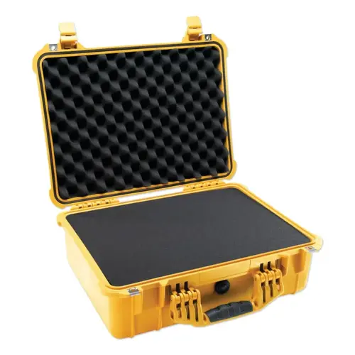 1520 Medium Protector Case, with Logo, 19.78 in L x 15.77 in W x 7.41 in D, Yellow, with Foam - pack of 2 1520 Medium Protector Case, with Logo, 19.78 in L x 15.77 in W x 7.41 in D, Yellow, with Foam - pack of 2