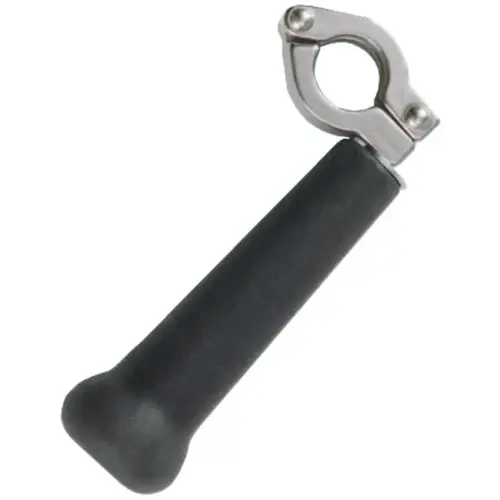 Auxiliary Handle, 0.75" to 0.84" O.D. Tubing, 5-1/2" Length, Steel Auxiliary Handle, 0.75" to 0.84" O.D. Tubing, 5-1/2" Length, Steel