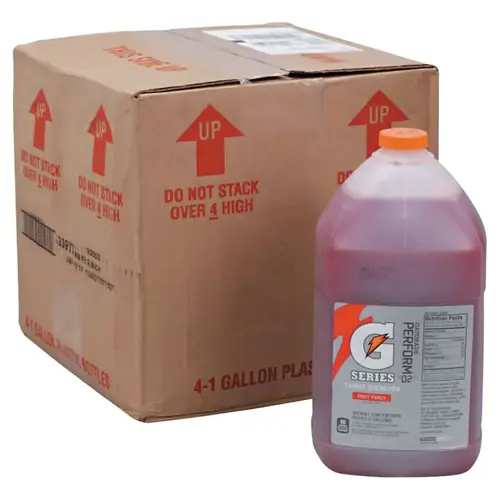 Liquid Concentrate, 1 gal, Jug, 6 gal Yield, Fruit Punch - pack of 4 Liquid Concentrate, 1 gal, Jug, 6 gal Yield, Fruit Punch - pack of 4