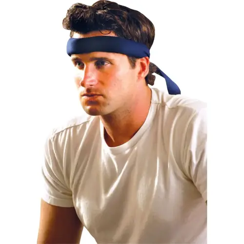 Cooling Headband: Size Universal, Navy Blue, No Slimy Feel & Triple Washed Cooling Headband: Size Universal, Navy Blue, No Slimy Feel & Triple Washed