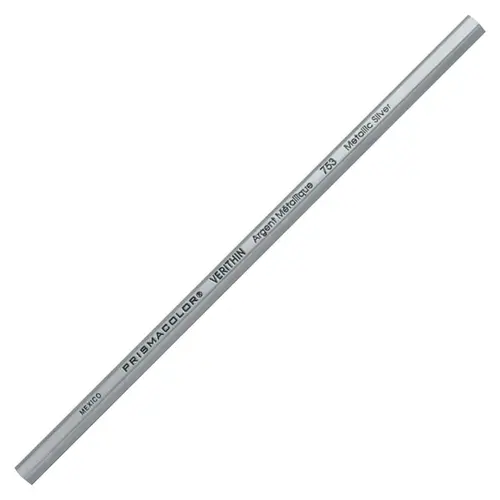 Verithin Art Pencil, Hard, Metallic Silver - pack of 12