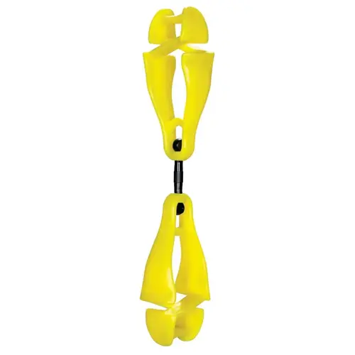 Squids 3420 Swiveling Glove Clip Holder with Dual Clips, Lime, 6 EA/PK - pack of 6 Squids 3420 Swiveling Glove Clip Holder with Dual Clips, Lime, 6 EA/PK - pack of 6