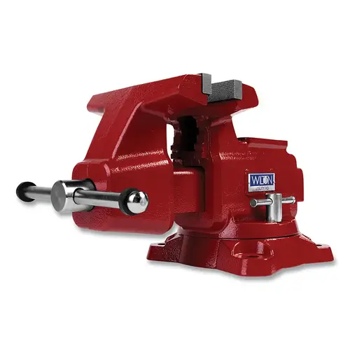 Utility Bench Vise, 8 in Jaw Width, 4-1/2 in Throat Depth, 360 degree Swivel Base Utility Bench Vise, 8 in Jaw Width, 4-1/2 in Throat Depth, 360 degree Swivel Base