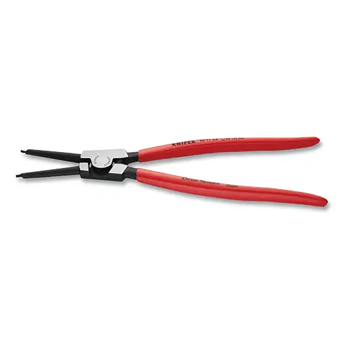 External Snap Ring Plier, 12-1/2 in, Straight Tip, 3-11/32 to 5-1/2 in