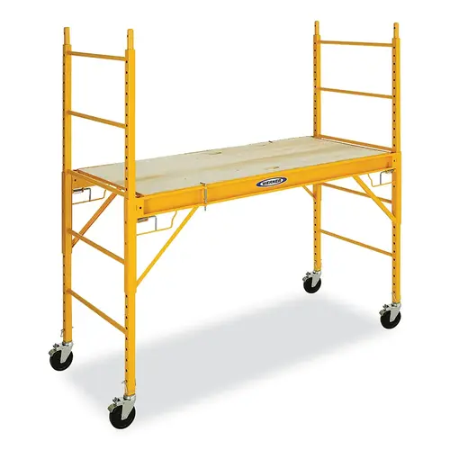 Rolling Scaffolding, 6 ft, Steel, 1000 lb Load Capacity Rolling Scaffolding, 6 ft, Steel, 1000 lb Load Capacity