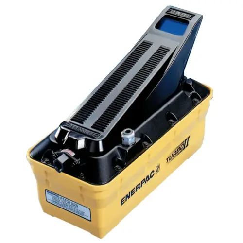 Turbo II Air/Hydraulic Pump, Single-Acting Cylinder,127cu in Useable Oil Cap Max Turbo II Air/Hydraulic Pump, Single-Acting Cylinder,127cu in Useable Oil Cap Max