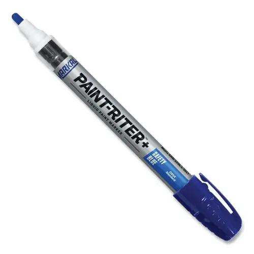 Paint-Riter + Safety Colors Paint Marker, Blue, 1/8 in Tip, Medium Tip - pack of 12 Paint-Riter + Safety Colors Paint Marker, Blue, 1/8 in Tip, Medium Tip - pack of 12