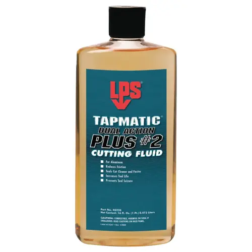 Tapmatic Dual Action Plus #2 Cutting Fluids, 16 oz, Bottle Clear - pack of 12