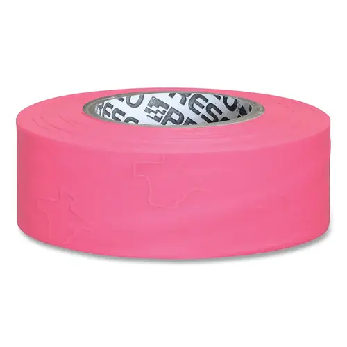 1-3/16"X300 ftROLL PINK FLAGGING TAPE TEXAS