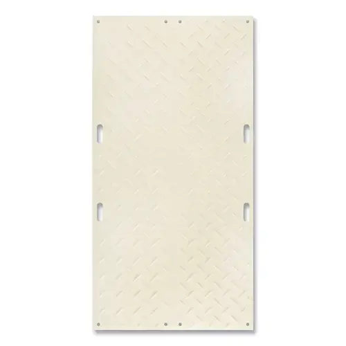 AlturnaMAT Ground Protection Mat, 0.5 in Thick x 4 ft W x 8 ft L, Hand Holes, Clear AlturnaMAT Ground Protection Mat, 0.5 in Thick x 4 ft W x 8 ft L, Hand Holes, Clear