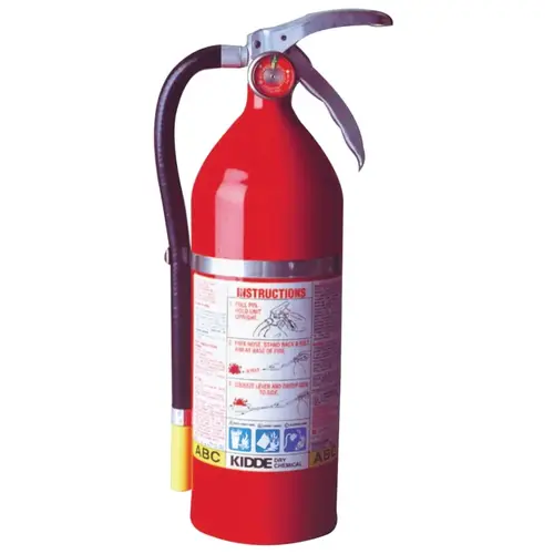 Pro Plus Multi-Purpose Dry Chemical Fire Extinguisher - ABC Type, 5 lb (Average) Pro Plus Multi-Purpose Dry Chemical Fire Extinguisher - ABC Type, 5 lb (Average)