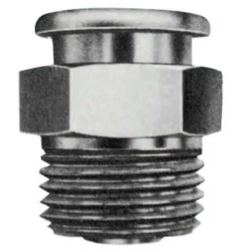 Button Head Fitting, Straight, 3/4 in, Male/Male, 1/8 in (PTF) Button Head Fitting, Straight, 3/4 in, Male/Male, 1/8 in (PTF)