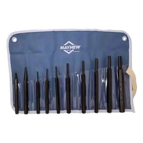 10 Pc. Punch Kits, Round; Pointed, English, Pouch 10 Pc. Punch Kits, Round; Pointed, English, Pouch
