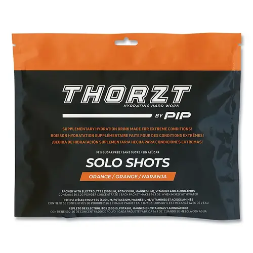 THORZT Solo Shot, 2.2 g, Pouch, Powder, Orange, Sugar Free - pack of 500 THORZT Solo Shot, 2.2 g, Pouch, Powder, Orange, Sugar Free - pack of 500