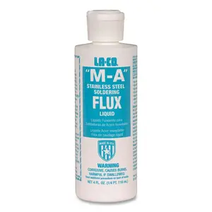 LA-CO 23913 M-A Stainless Steel Flux Liquid, Bottle, 1 qt Clear