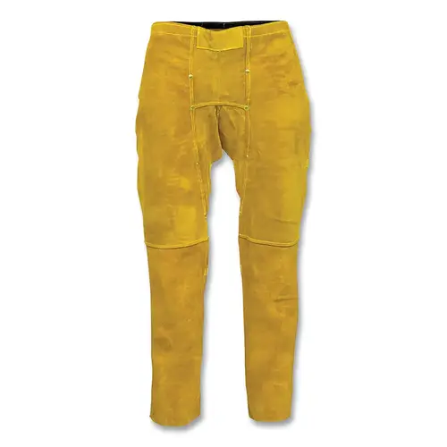 Cowhide Split Leg Waist Apron, 5330, Double Reinforced Crotch, 24 in W x 38 in L, Brown Cowhide Split Leg Waist Apron, 5330, Double Reinforced Crotch, 24 in W x 38 in L, Brown