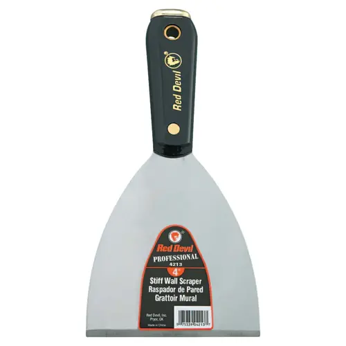 4200 Professional Series Wall Scraper, 4 in W, Stiff Blade