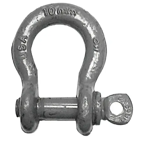 Screw Pin Clevis Shackles, 5/8 in Bail Size Screw Pin Clevis Shackles, 5/8 in Bail Size