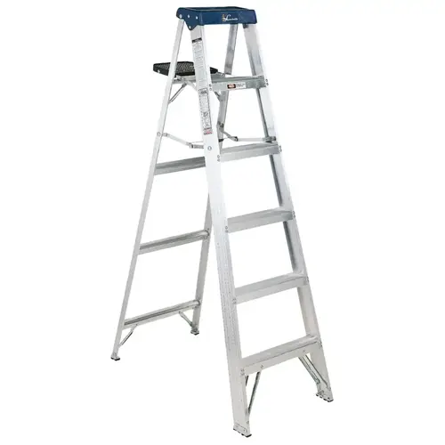 AS3000 Series Sentry Aluminum Step Ladder, 4 ft x 18 1/2 in, 250 lb Capacity Silver AS3000 Series Sentry Aluminum Step Ladder, 4 ft x 18 1/2 in, 250 lb Capacity Silver