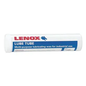 Lenox 68020LNX Lube Tube Stick Band Saw Lubricant, 4.5 oz, Tube White - pack of 12