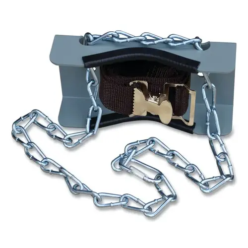 Gas Cylinder Storage Bracket, Wall Mount, 1 Cylinder Capacity, Chain/Strap, Steel Gas Cylinder Storage Bracket, Wall Mount, 1 Cylinder Capacity, Chain/Strap, Steel