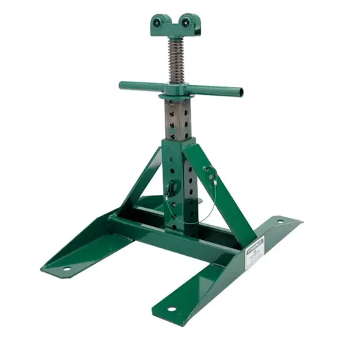 Reel Jack Stand, 22 in to 54 in H, 2500 lb Capacity, 46 in to 96 in dia Reel, Steel Reel Jack Stand, 22 in to 54 in H, 2500 lb Capacity, 46 in to 96 in dia Reel, Steel