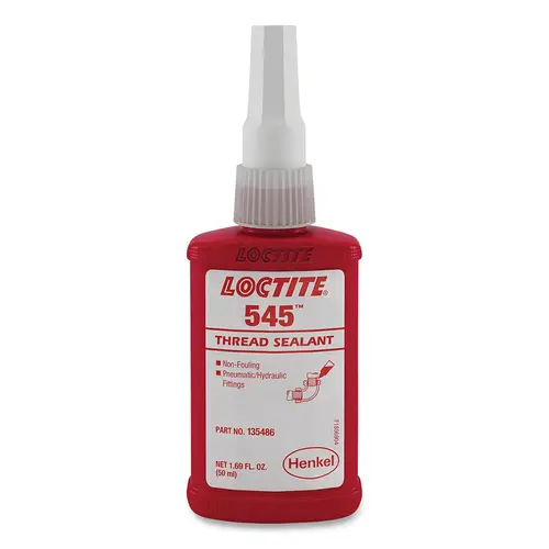 545  Thread Sealant, Hydraulic/Pneumatic Fitting, 10 mL Bottle, Purple