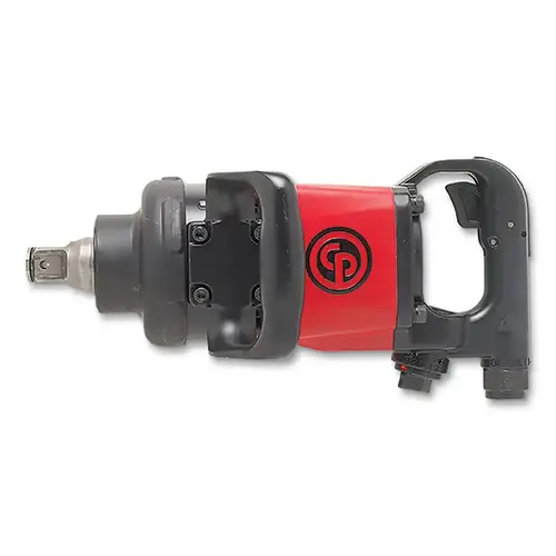 1 in Drive Impact Wrench, 369 ft-lb min Torque, 1480 fl-lb Fwd max Torque, Friction Ring , D Handle