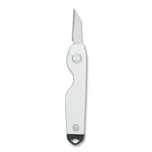 Folding Pocket Knife, 145 mm, Craft Blade, Steel, Silver