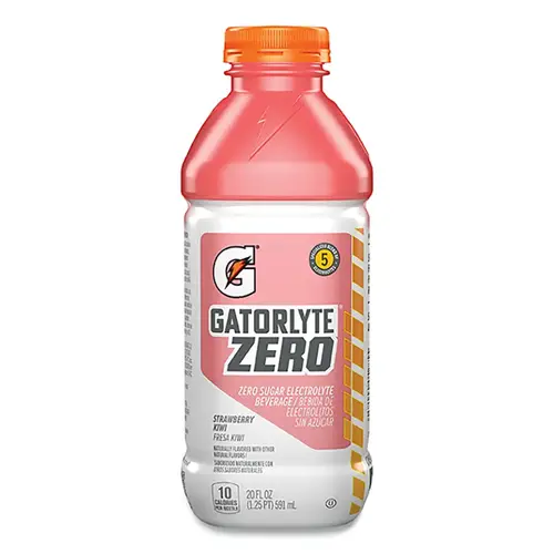 Gatorlyte Electrolyte Beverage, Strawberry Kiwi, 20 oz, 12 ct Gatorlyte Electrolyte Beverage, Strawberry Kiwi, 20 oz, 12 ct