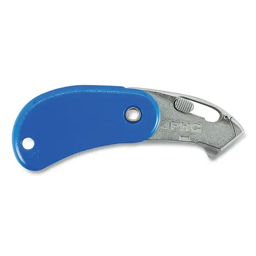 Pocket Safety Knife, PSC2-700, Auto-Retract, Blunt Tip, Carbon Steel, Blue - pack of 12 Pocket Safety Knife, PSC2-700, Auto-Retract, Blunt Tip, Carbon Steel, Blue - pack of 12