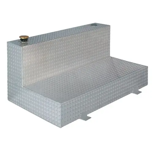 Aluminum Transfer Tanks, L-Shaped, 102 gal Aluminum Transfer Tanks, L-Shaped, 102 gal