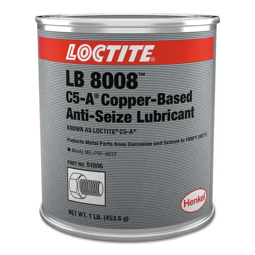 LB 8008 C5-A Copper Based Anti-Seize Lubricant, 1 lb Can LB 8008 C5-A Copper Based Anti-Seize Lubricant, 1 lb Can