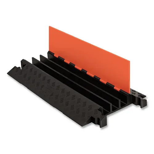 Guard Dog General Purpose Cable Protector, 3 in H x 20 in W x 36 in L, 3 Channel, ADA Ramps, O/B Guard Dog General Purpose Cable Protector, 3 in H x 20 in W x 36 in L, 3 Channel, ADA Ramps, O/B