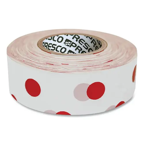 1-3/16INX300FT TAPE POLKA-DOTS RED/WHITE - pack of 144