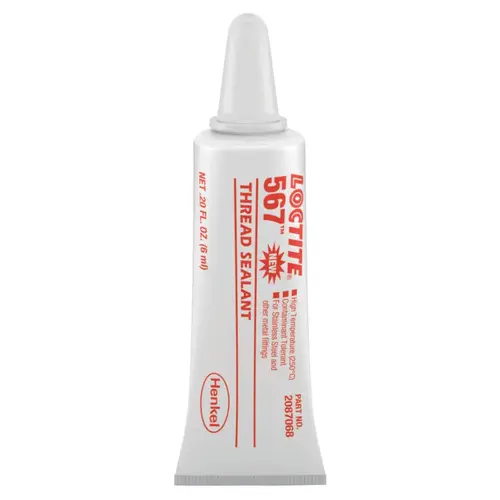 567 PST Thread Sealant, High Temperature, 6 mL Tube, Off-White 567 PST Thread Sealant, High Temperature, 6 mL Tube, Off-White