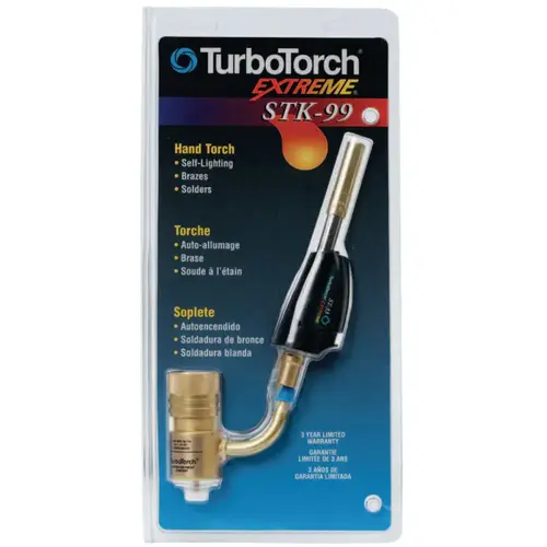 Extreme  Swirl Hand Torch Kit, STK-99, MAPP /Propane, ST-33 Self-Igniting Tip, STK-R Regulator with CGA-600 Connection